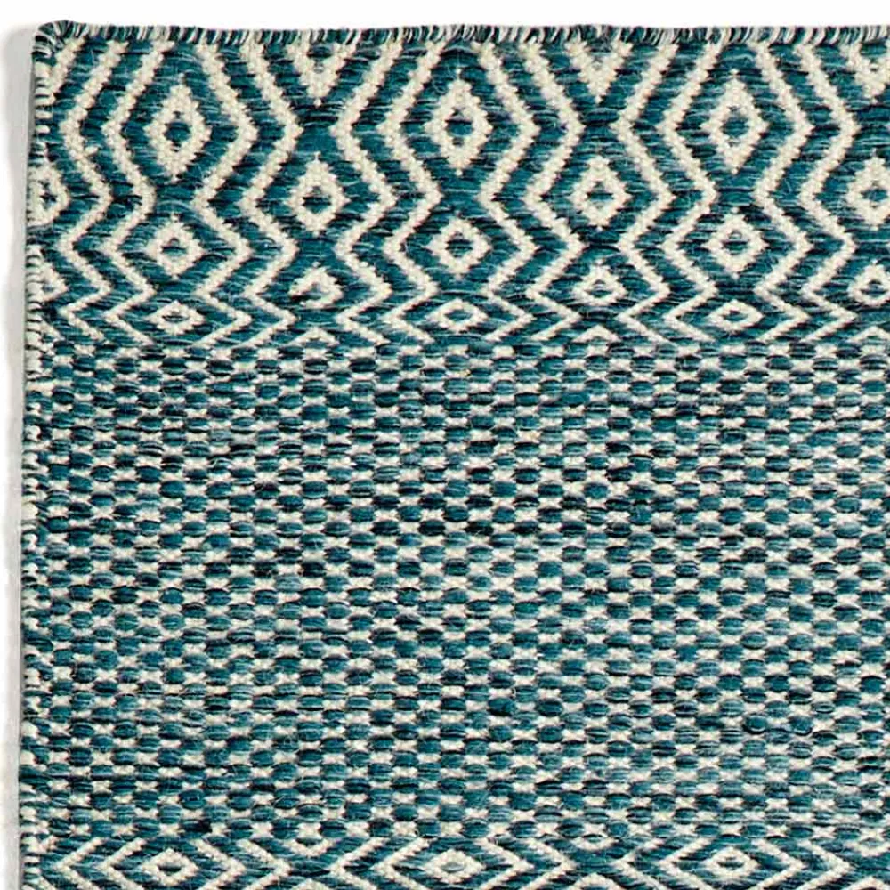 Viadurini Carpets Teppiche-Modernes Design Wohnzimmer Teppich aus handgefertigter Wolle und Baumwolle - Minera