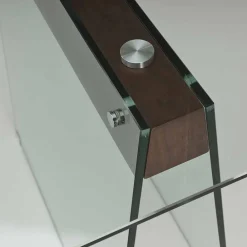 Viadurini Living Esstische-Modernes Design Wohnzimmertisch mit Glasplatte und Glassockel - Lausanne