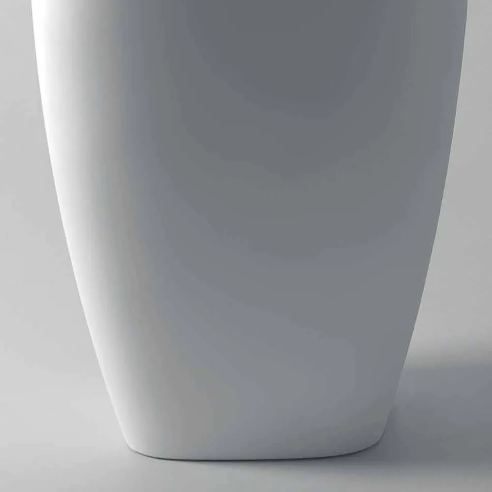 Viadurini Bathroom Keramikwaschbecken-Modernes Design-Waschbecken aus Keramik, Gais, Made in Italy