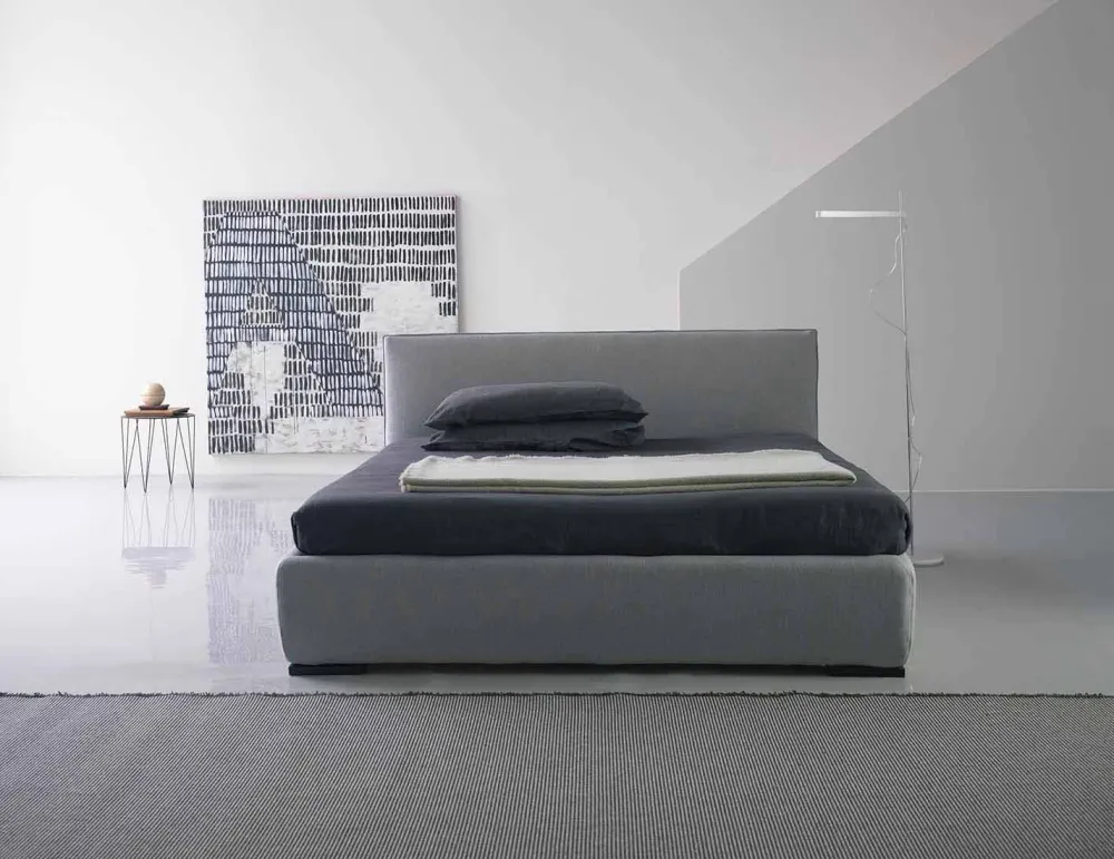 Bolzan Letti Maßgeschneiderte Möbel|Polsterbetten-Modernes Doppelbett, ohne Bettcontainer, Gaya New von Bolzan