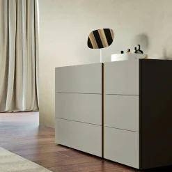 Viadurini Night Design Schlafzimmer Komplett-Modernes 5-Elemente-Schlafzimmer Made in Italy Hohe Qualität - Edel