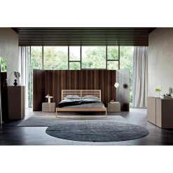 Viadurini Night Design Schlafzimmer Komplett-Modernes 5-Elemente-Schlafzimmer Made in Italy Hohe Qualität - Edel