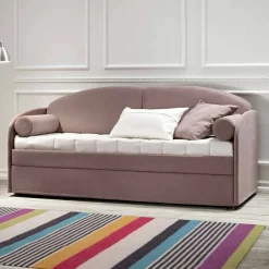 Viadurini Italian Sofas Moderne Schlafsofas-Modernes Etagenschlafsofa aus braunem Stoff Made in Italy - Pont