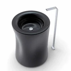 Viadurini Design Design Waschbecken Aus Solid Surface-Modernes freistehendes Standwaschbecken, hergestellt in Italien, Syrakus