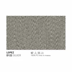 Varaschin Gartensofas-Modernes Gartensofa aus Stoff und Metall Emma