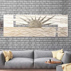 Viadurini Decor Handgemalte Bilder-Modernes Gemälde handgefertigt Made in Italy Dan