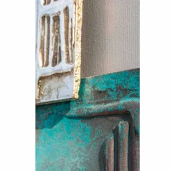 Viadurini Decor Abstrakte Bilder|Handgemalte Bilder-Modernes Gemälde Made in Italy mit 8 Elementen Andrew