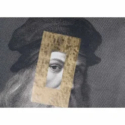 Viadurini Living Abstrakte Bilder-Modernes Leinwandbild mit Blattgold-Dekoration Made in Italy - Vinci