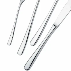 Viadurini Kitchen Besteck Set-Modernes Luxus-Design Tischgeschirr aus poliertem Edelstahl 24 Stück - Bijou