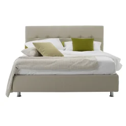 Viadurini Night Design Maßgeschneiderte Möbel|Polsterbetten-Modernes Luxus-Doppelbett mit Aufbewahrungsbox Made in Italy - Orfei