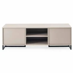 Viadurini Living Anrichte-Modernes, niedriges Sideboard aus MDF und Metall Made in Italy - Rohan