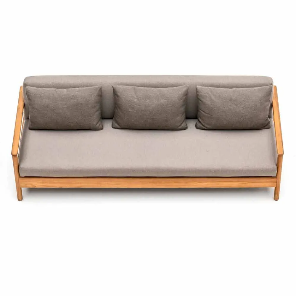 Varaschin Gartensofas-Modernes Outdoor-Sofa mit Kissen gepolstert Bali