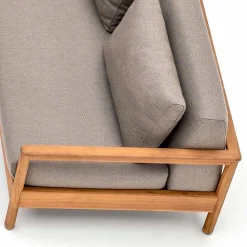 Varaschin Gartensofas-Modernes Outdoor-Sofa mit Kissen gepolstert Bali