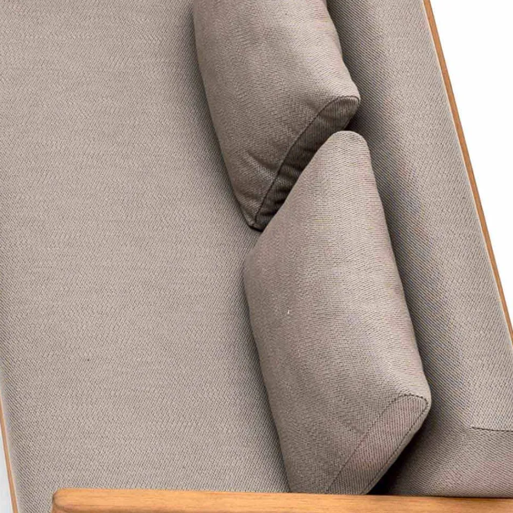 Varaschin Gartensofas-Modernes Outdoor-Sofa mit Kissen gepolstert Bali