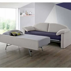 Viadurini Italian Sofas Moderne Schlafsofas-Modernes Schlafsofa gepolstert in zweifarbigem Stoff Made in Italy - Kayla