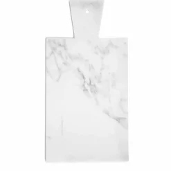 Viadurini Kitchen Küchenzubehör-Modernes Schneidebrett aus weißem Carrara-Marmor Made in Italy - Biblon