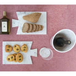 Viadurini Kitchen Küchenzubehör-Modernes Schneidebrett aus weißem Carrara-Marmor Made in Italy - Biblon