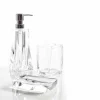 Viadurini Bathroom Badzubehör-Modernes Set für Badspender, Glas, Seifenhalter Torraca