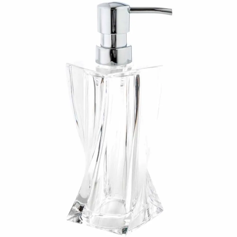 Viadurini Bathroom Badzubehör-Modernes Set für Badspender, Glas, Seifenhalter Torraca