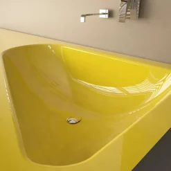 Viadurini Design Design Waschbecken Aus Solid Surface-Modernes Standwaschbecken, handgefertigt von Mullet