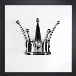 Viadurini Living Abstrakte Bilder-Modernes Wandbild aus Holz und Harz Made in Italy - Corona