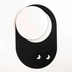 Viadurini Living Wandgarderobe-Modernes Wandgarderobe aus Stahl mit Spiegel Made in Italy - Pilippo