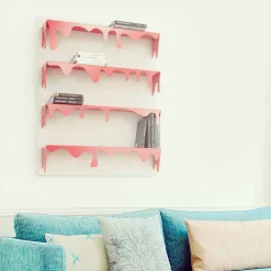 Mabele Moderne Design Bücherregale-Modilierbare moderne Design Bücherregal Kolata mit 4 Regale Made in Italy