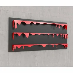 Mabele Moderne Design Bücherregale-Modilierbare moderne Design Bücherregal Kolata mit 3 Regale Made in Italy