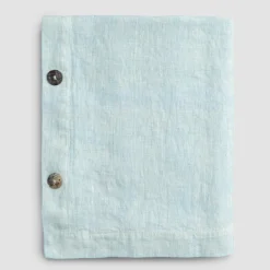 Viadurini Textile Tischdecken-Modulare Tischdecke aus farbigem Leinen mit Knopflöchern und 10 Knöpfen - Mediterranea