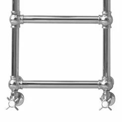 Viadurini Radiators Handtuchheizkörper Wasser-Modularer hydraulischer Handtuchwärmer 194 W Chrom-Messingrohr - Caesar