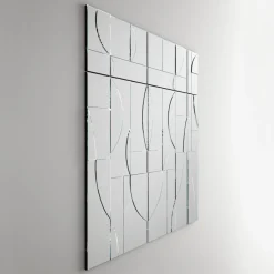 Viadurini Living Wandspiegel-Modularer Wandspiegel mit Holzstruktur Made in Italy - Saetta