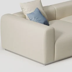 Viadurini in the Garden Gartensofas-Modulares Outdoor-Sofa aus marineblauem Sperrholz Made in Italy - Bahias