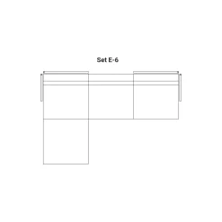 Viadurini in the Garden Gartensofas-Modulares Outdoor-Sofa aus gepolstertem Stoff, hergestellt in Italien – Rubik