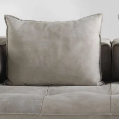 Viadurini Italian Sofas Moderne Sofas-Modulares Sofasystem Cardo 3 aus Leder im rustikalem Look NABUK