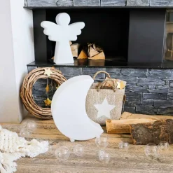 Viadurini Lighting Design Beleuchtung|Designer Stehlampen-Mondförmige Stehlampe Modernes Design aus Polyethylen - Lunastar