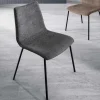 Viadurini Living Moderne Stühle-Monocoque-Stuhl aus Stoff in verschiedenen Ausführungen Made in Italy - Morgana
