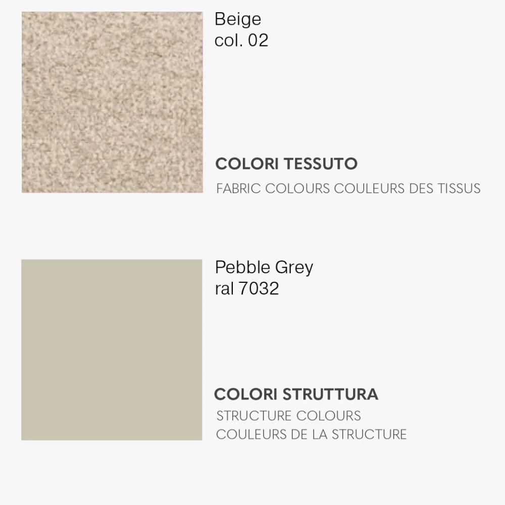 Viadurini Living Moderne Stühle-Monocoque-Stuhl aus Stoff in verschiedenen Ausführungen Made in Italy - Morgana