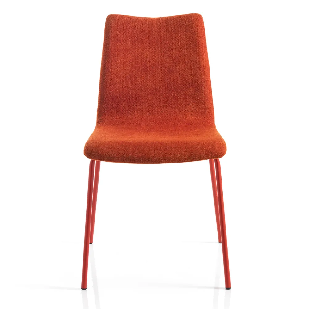 Viadurini Living Moderne Stühle-Monocoque-Stuhl aus Stoff in verschiedenen Ausführungen Made in Italy - Morgana