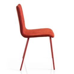 Viadurini Living Moderne Stühle-Monocoque-Stuhl aus Stoff in verschiedenen Ausführungen Made in Italy - Morgana