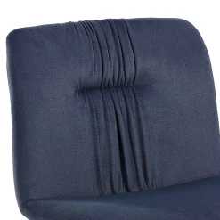 Viadurini Living Design Stühle-Monocoque-Stuhl im Design aus farbigem Stoff und schwarzem Metall – Florinda