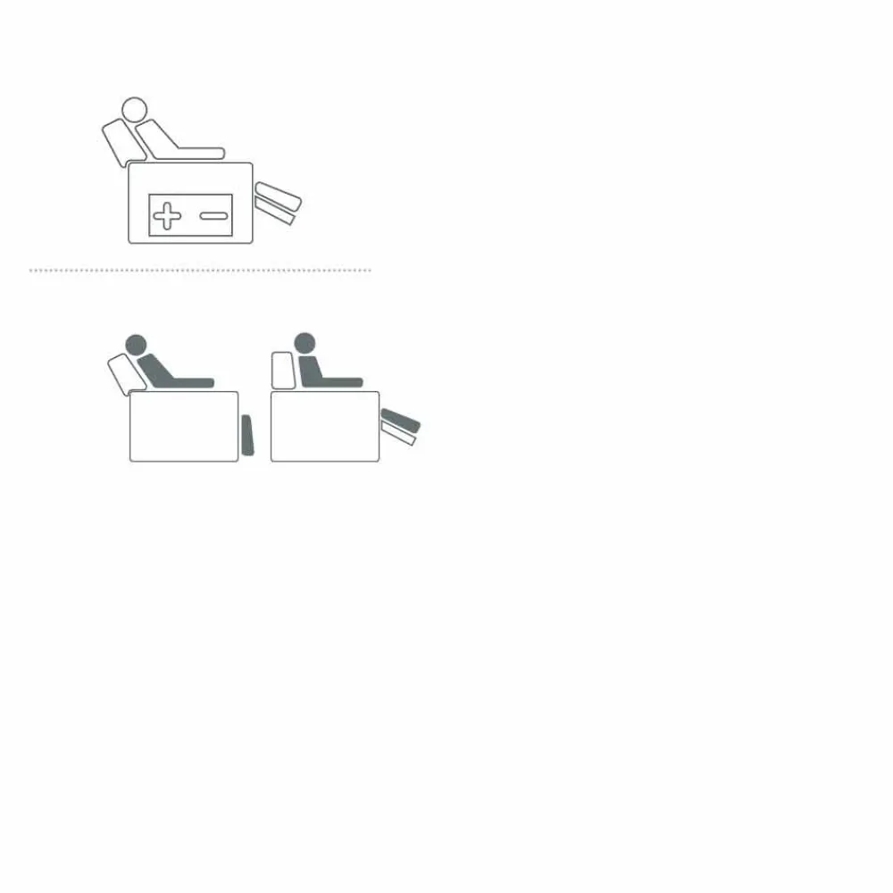 Stile Relax Aufstehsessel Und Massagesessel-Motorisierter Relax- Drehsessel aus Stoff/Leder/Kunstleder Gemma