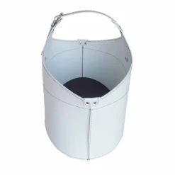 Firestyle Kaminholzständer Aus Leder Und Kunstleder-Multifunktionelle Kaminholztasche aus Leder undRollen Fabia