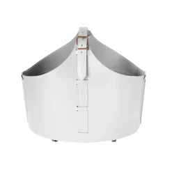 Firestyle Kaminholzständer Aus Leder Und Kunstleder-Multifunktionelle Kaminholztasche aus Leder undRollen Fabia