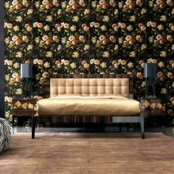 Grilli Nachttische-Nachttisch aus Nussbaum- und Ebenholz Zarafa made in Italy