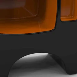 Viadurini Design Nachttische-Nachttisch aus Solid Surface® Catodico Made in Italy