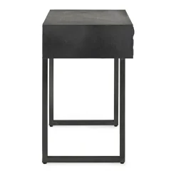 Viadurini Living Kommoden|Moderne Couchtische-Nachttisch aus Stahl und Mangoholz im ethnischen Design - Mireo