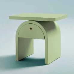 Viadurini Living Nachttische-Nachttisch im modernen Design aus farbigem Holz für das Schlafzimmer - Arcom