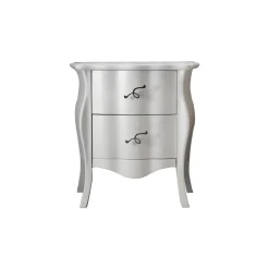 Viadurini Night Design Nachttische-Nachttisch mit 2 Schubladen aus Lindenholz-Tischlerplatte, hergestellt in Italien – Babaevo