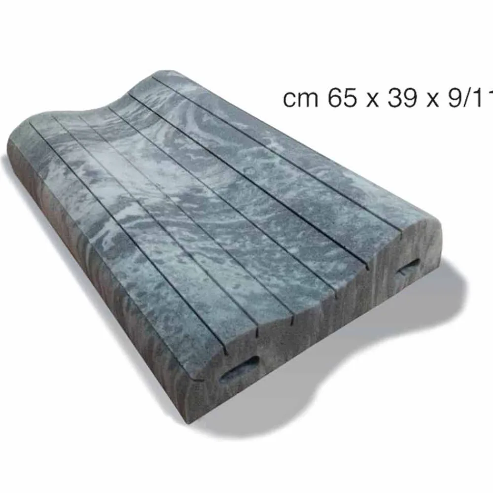 Viadurini Night Design Kopfkissen-Nackenstützkissen aus Memory Xform H 11 cm Made in Italy, 2 Stücke - Curly