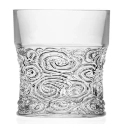 Viadurini Kitchen Italienisches Kristallgeschirr-Niedrige Trinkgläser in Eco Crystal Audace Dekoration 12 Stück - Ritmo